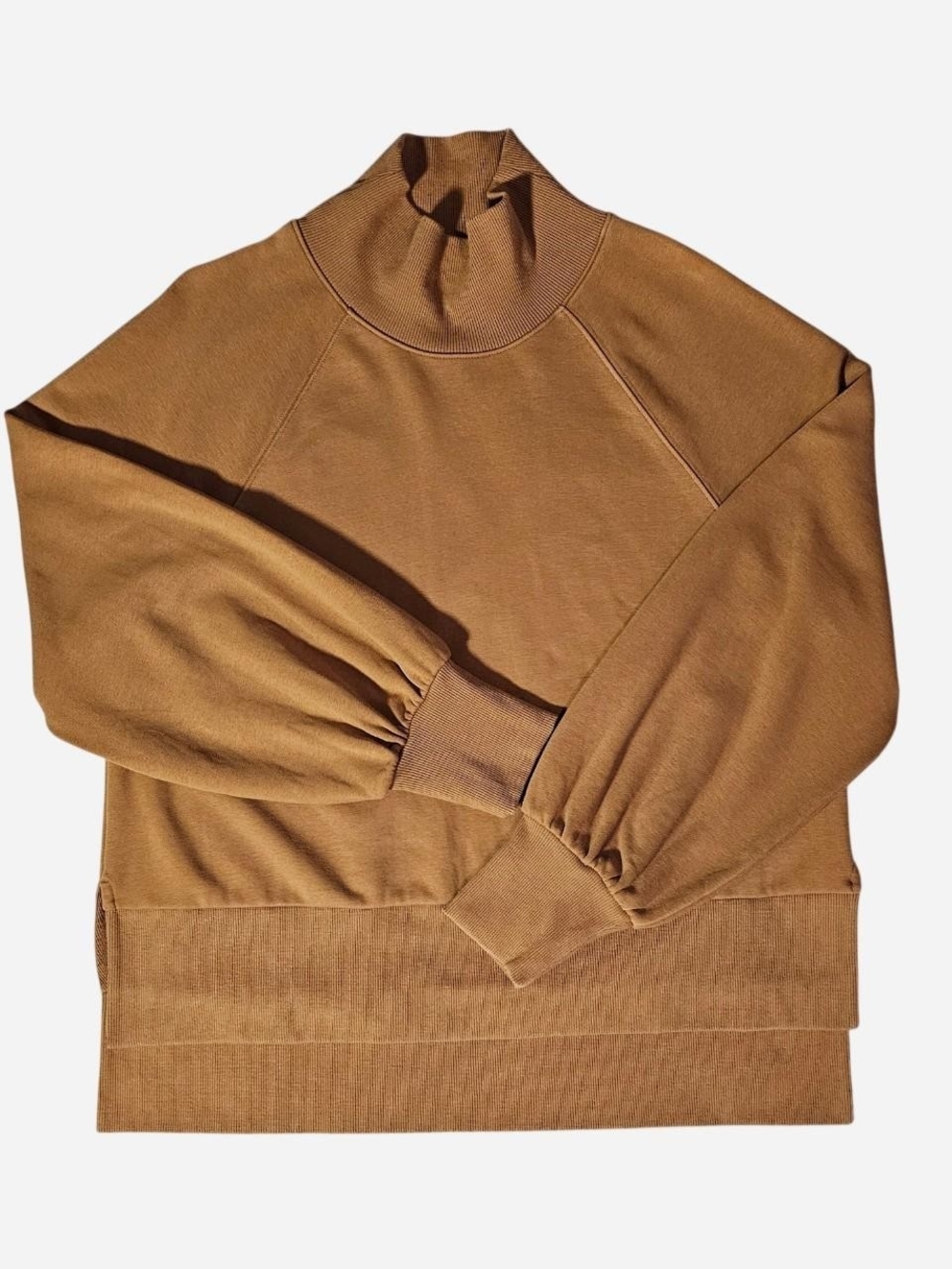 CALIA by Carrie Underwood Camel Turtleneck Pullover Sweater